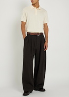 Polo Ralph Lauren Piqué-knit Cotton-blend Polo Shirt Cream