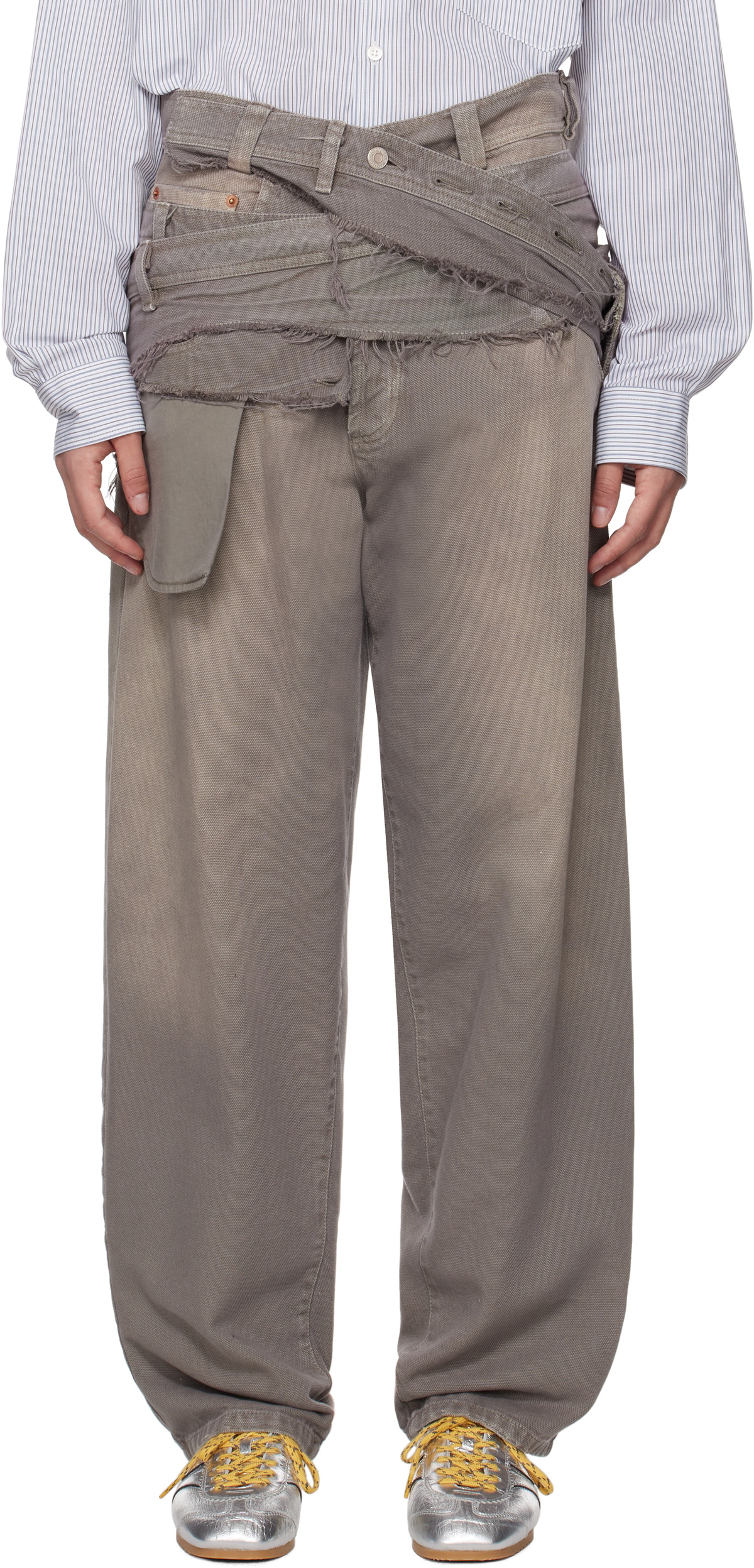 【関税込み】Magliano カーキ&ベージュ Rave トラックパンツ Magliano Khaki & Beige Rave Track Pants Magliano