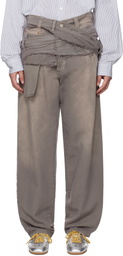 Magliano Taupe Cantiere Many Pockets Jeans