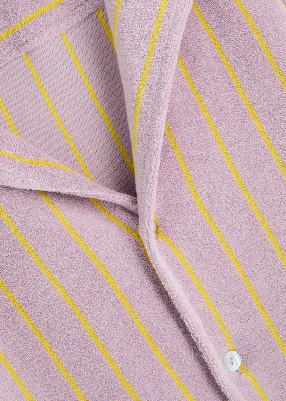 Bongusta Naram Striped Terry Shirt Lilac