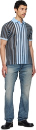 Paul Smith Blue Deck Stripe Polo