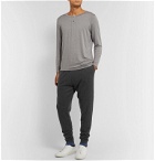 Schiesser - Jonah Slim-Fit Tapered Wool and Cashmere-Blend Sweatpants - Gray