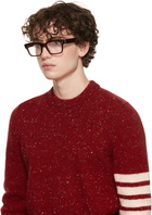 Oliver Peoples Burgundy Hollins Glasses