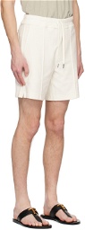 TOM FORD White Towelling Shorts