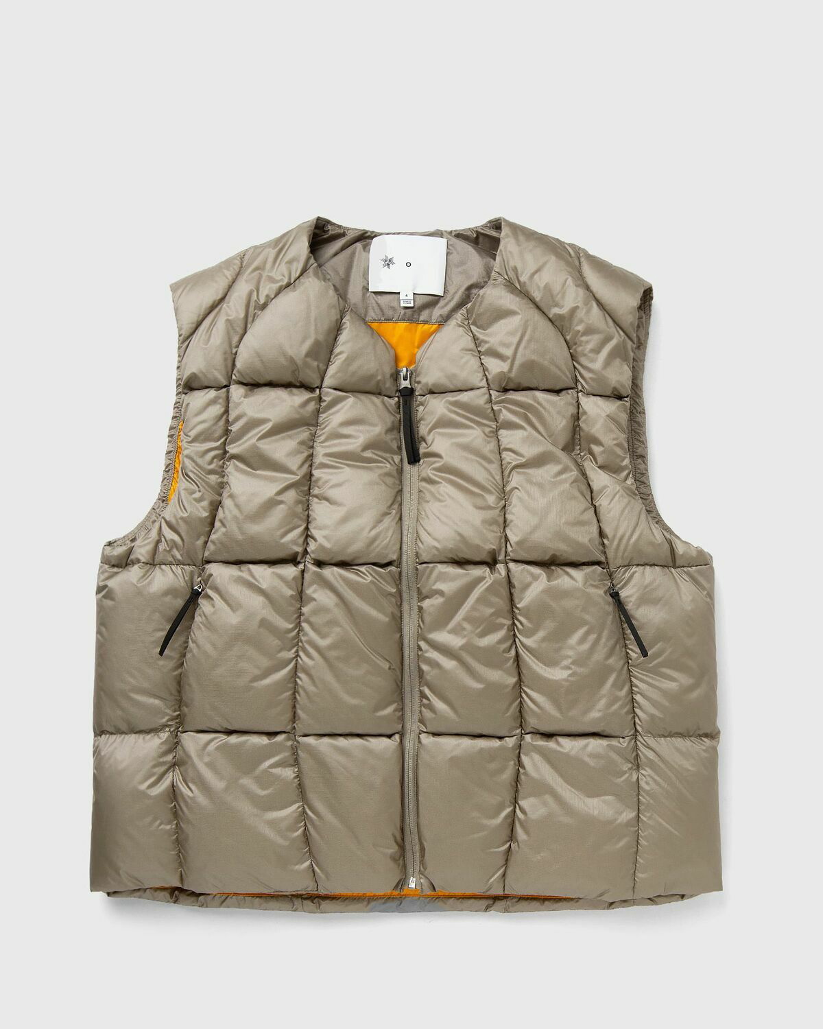 Goldwin 0 Three-Dimensional Down Light Vest gold Men Goldwin