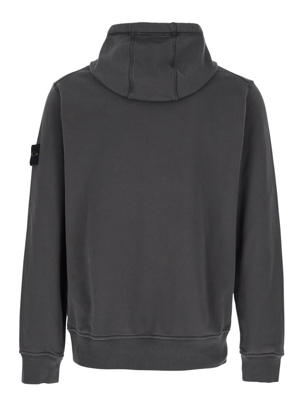 Stone Island Compass Patch Drawstring Hoodie