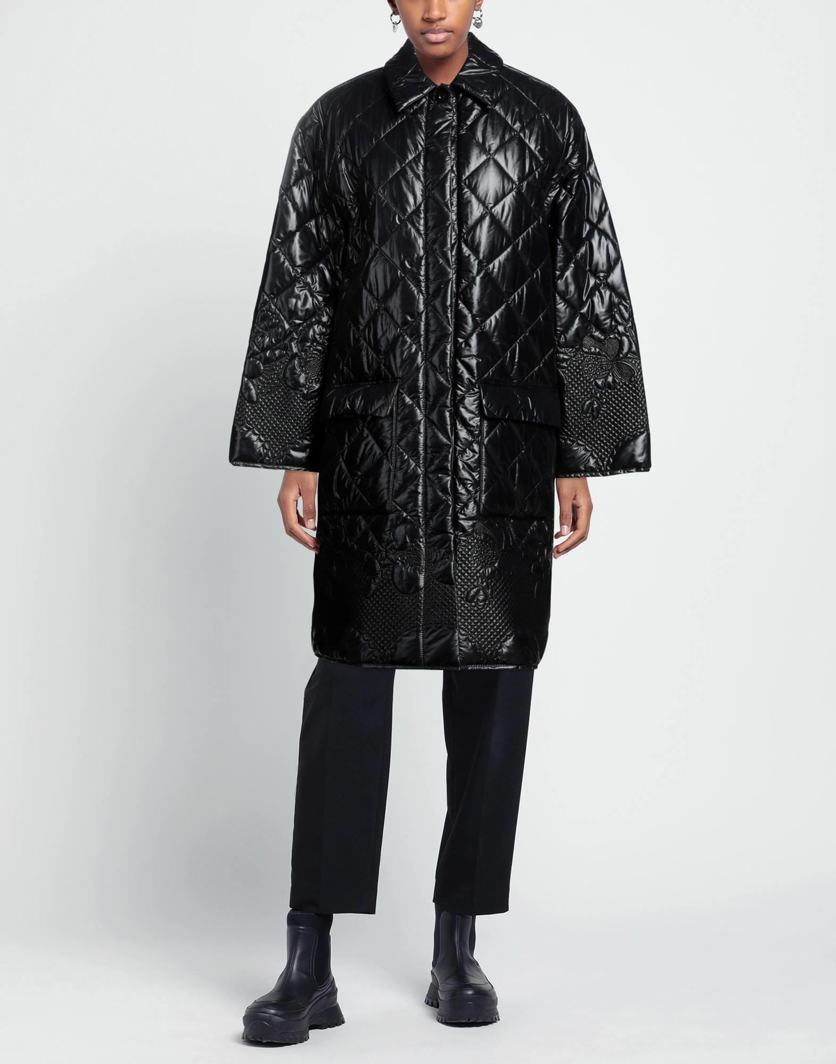 Cecilie Bahnsen Womens Puffer in Black