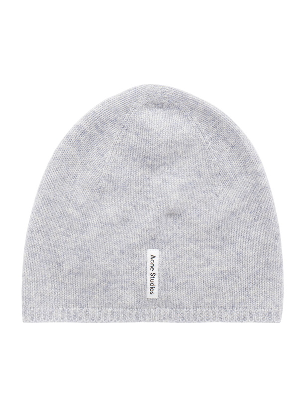 Photo: Acne Studios - Kassia Logo-Appliquéd Cashmere Beanie
