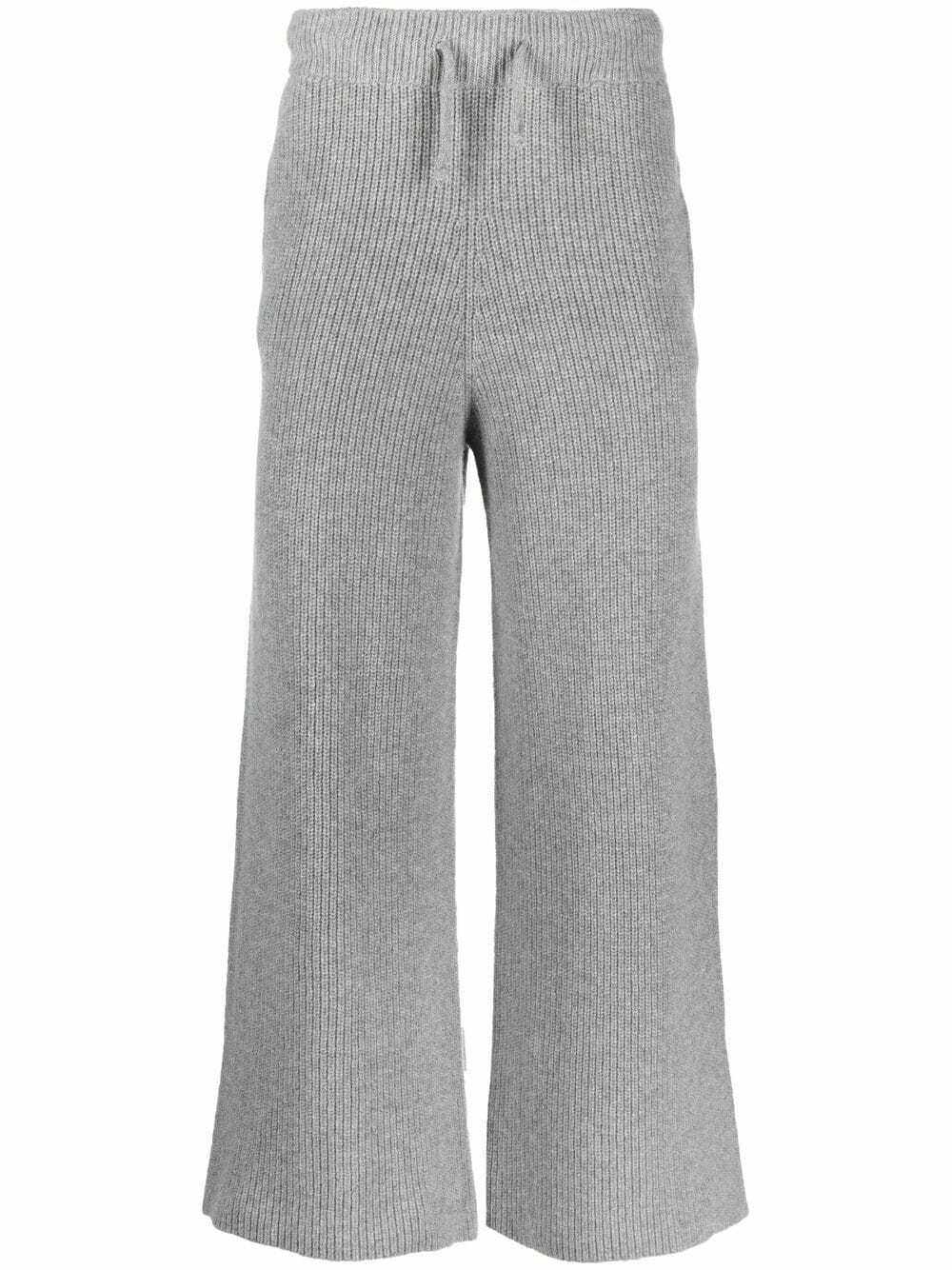 JOSHUA SANDERS - Merino Wool Wide Leg Trousers