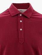 Brunello Cucinelli   Polo Shirt Red   Mens