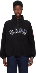 BAPE Black Zip-Up Sweatshirt