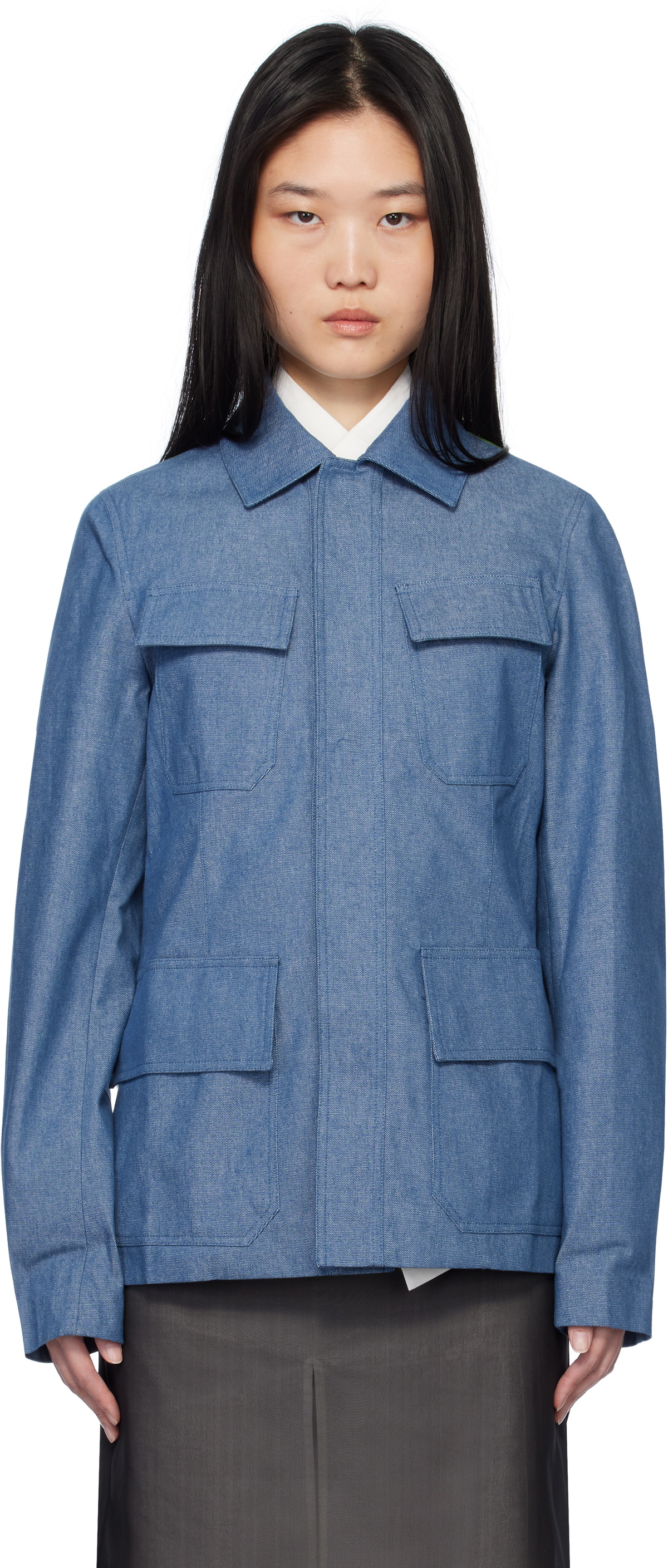 AO Yes Blue Mao Denim Jacket