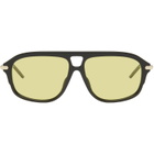Givenchy Black GV One Aviator Sunglasses