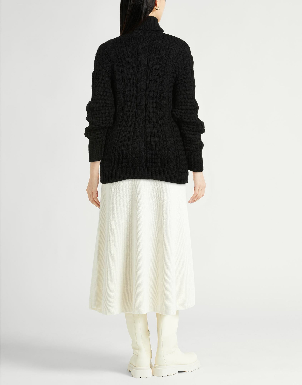 Moncler X Edward Enninful Womens Turtleneck in Black