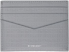 Givenchy Gray 4G Micro Card Holder