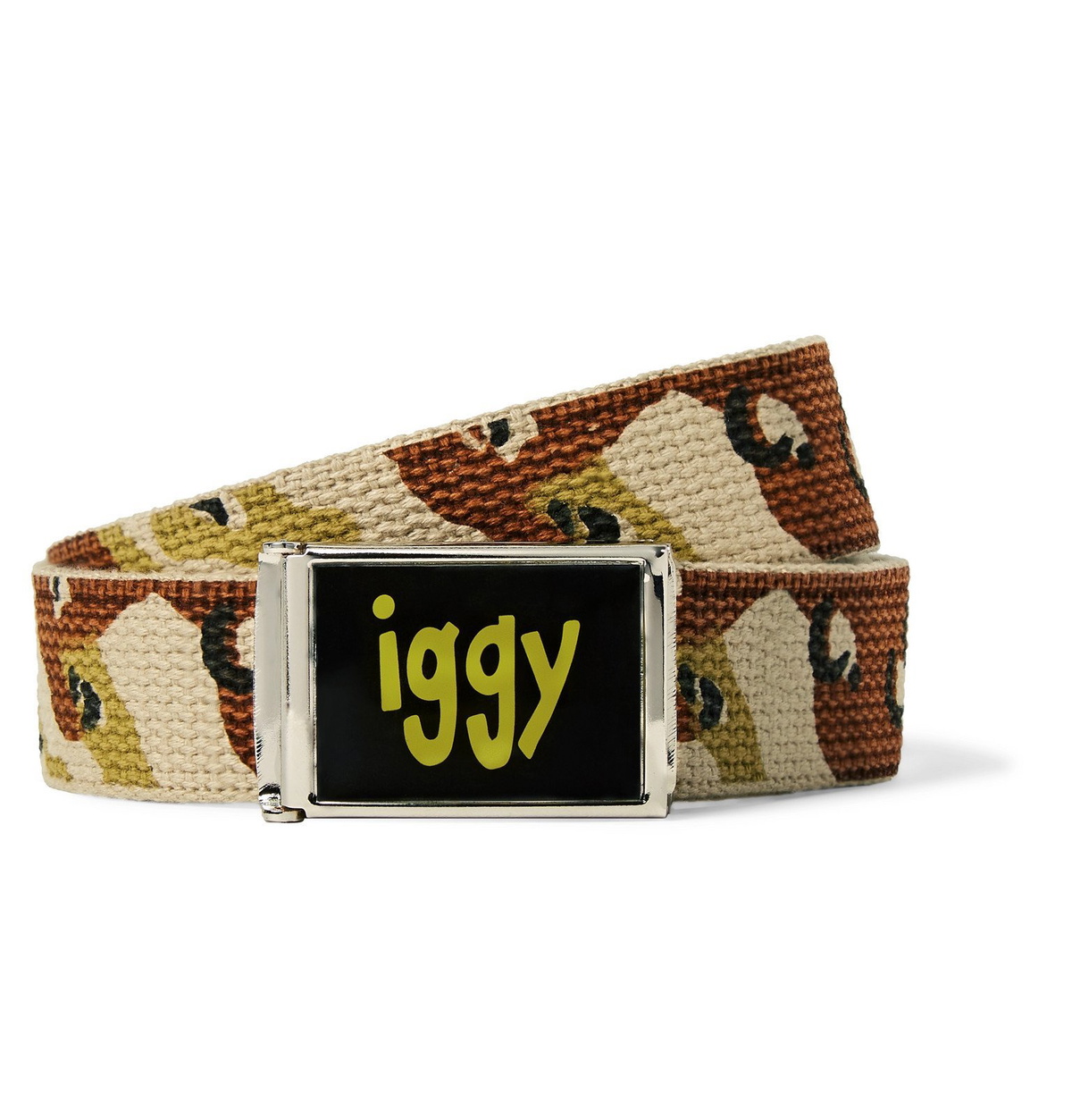 iggy - Barbed Wire 4cm Printed Webbing Belt iggy