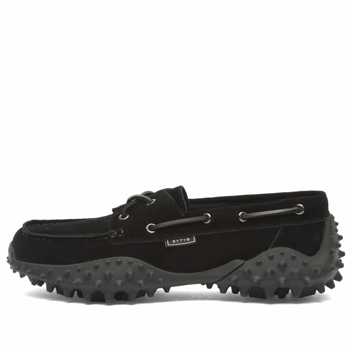 Photo: Eytys Men's Mistral Suede Boat Shoes in Black