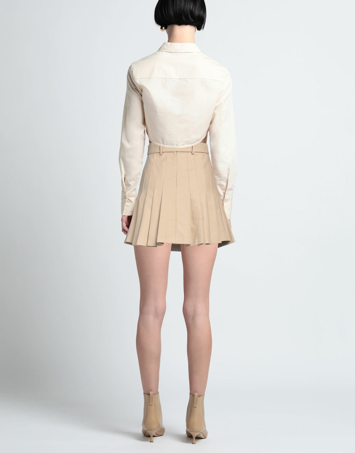 Maje Womens Mini skirt in Beige