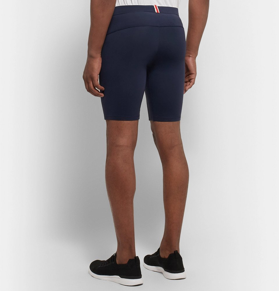 TRACKSMITH Reggie Stretch-jersey Compression Shorts L - Blue