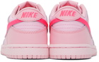 Nike Kids Pink Dunk Low Little Kids Sneakers