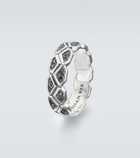 David Yurman Hex sterling silver (925) ring with diamonds