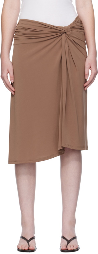 Photo: Paris Georgia Brown Elemental Ida Midi Skirt