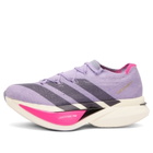 Adidas Running adidas Adizero Prime X3 Strung Sneaker in Powder Plum/Aurora Black/Shock Pink