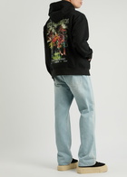 Wooyoungmi Logo-print Hooded Cotton Sweatshirt Black