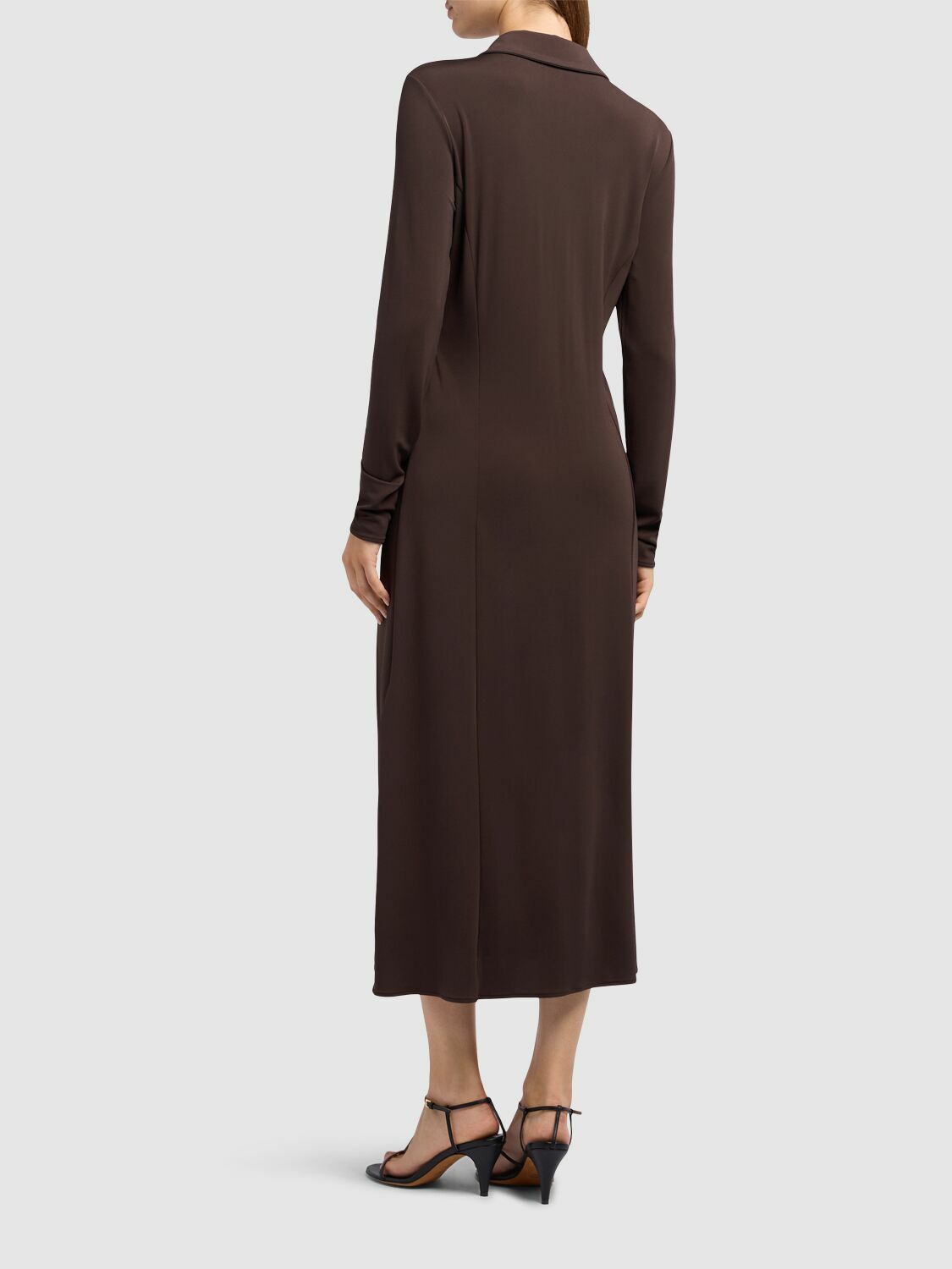 ★関税込み★ Max Mara Tortona Dress MAX MARA Tortona Crepe Jersey Midi Dress Max Mara