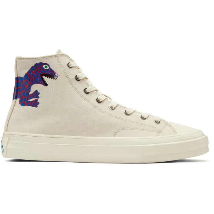 Photo: PS by Paul Smith Off-White Kirk Dino High-Top Sneakers