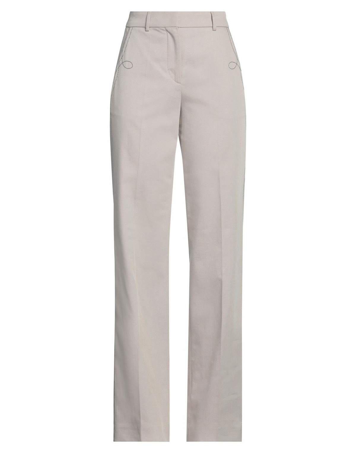Cedric Charlier Womens Pants in Light grey