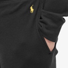 Polo Ralph Lauren Men's Waffle Lounge Cuffed Jogger in Polo Black