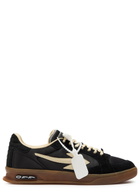 Off-white End Of Play Panelled Woven Sneakers Black