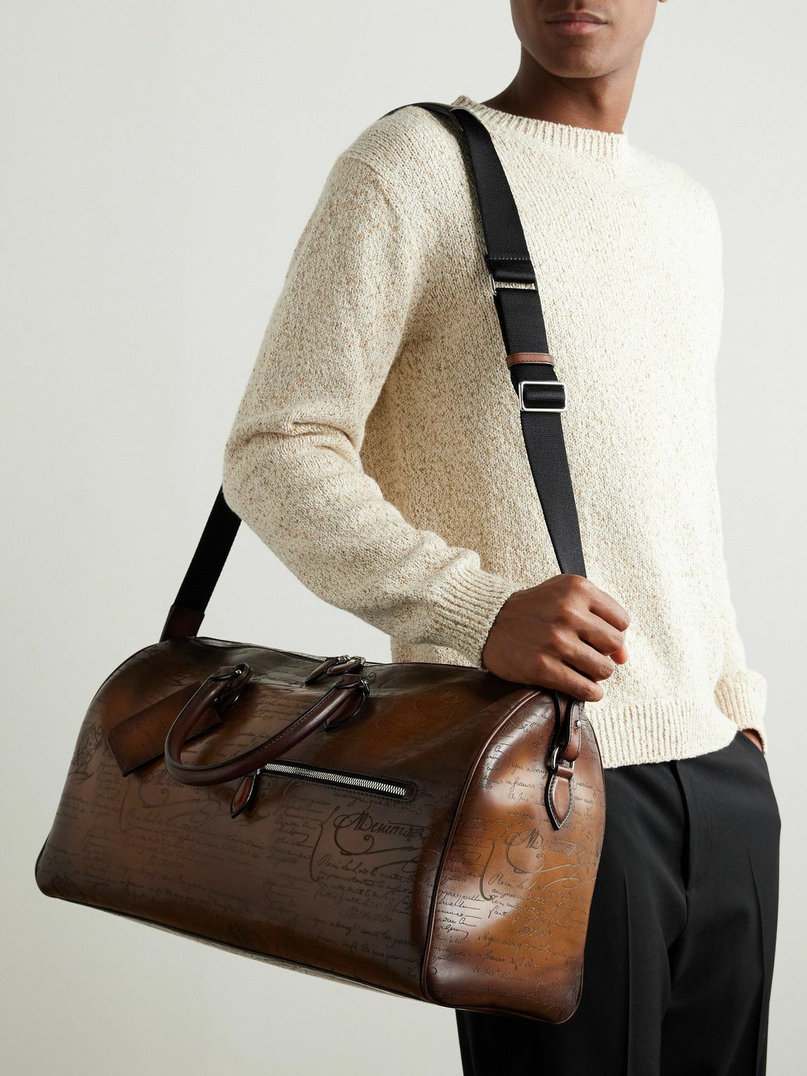 Berluti - Jour Off Scritto Venezia Leather Weekend Bag