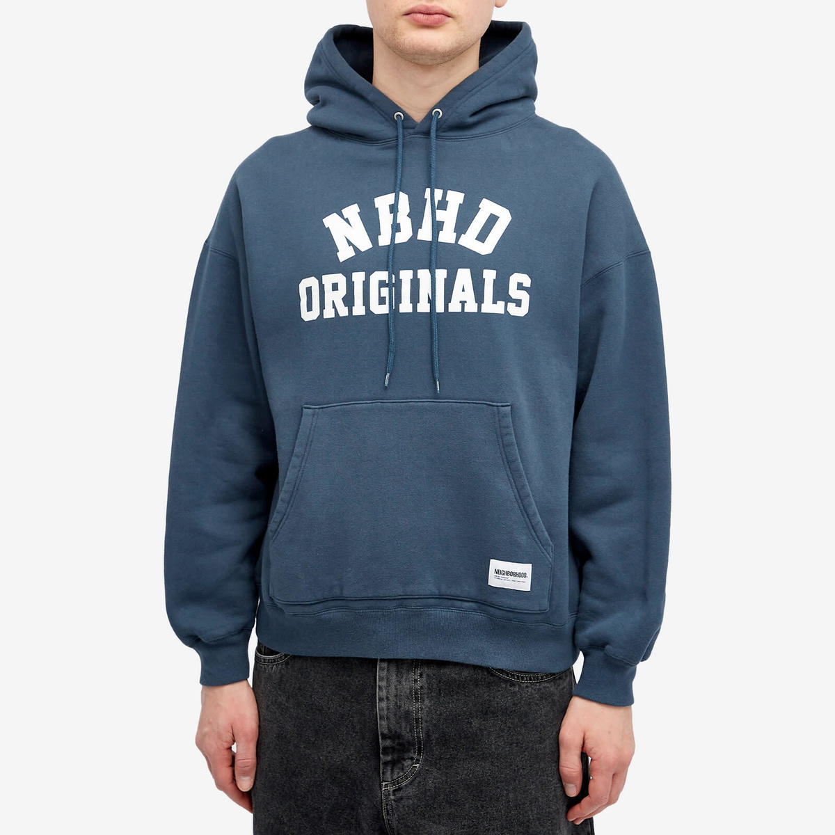 Neighborhood Men's Basic Hoodie in Navy Neighborhood