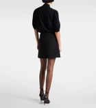 Chloé Wool crêpe miniskirt