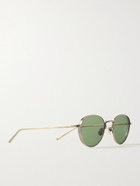 MATSUDA - Round-Frame Gold-Tone Titanium Sunglasses