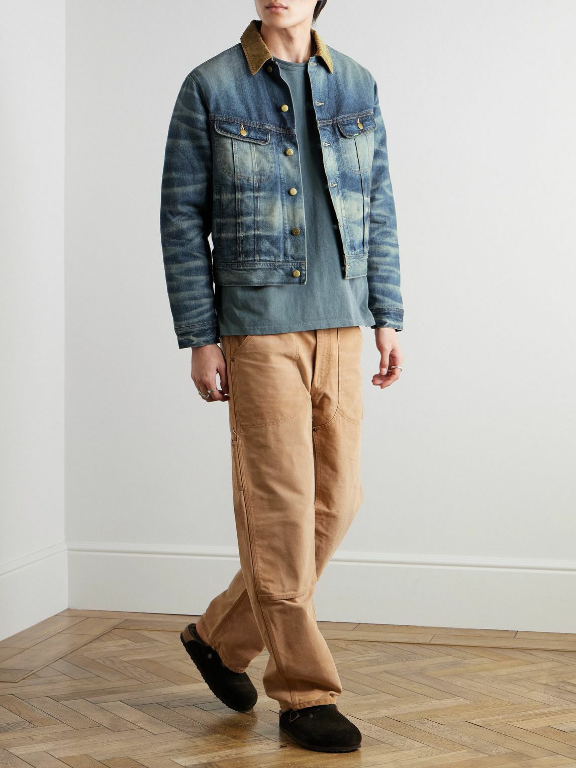 Polo Ralph Lauren - Polo Country Corduroy-Trimmed Denim Trucker