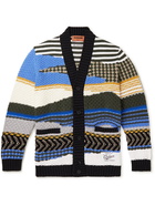 Missoni - Jacquard-Knit Cotton-Blend Cardigan - Blue