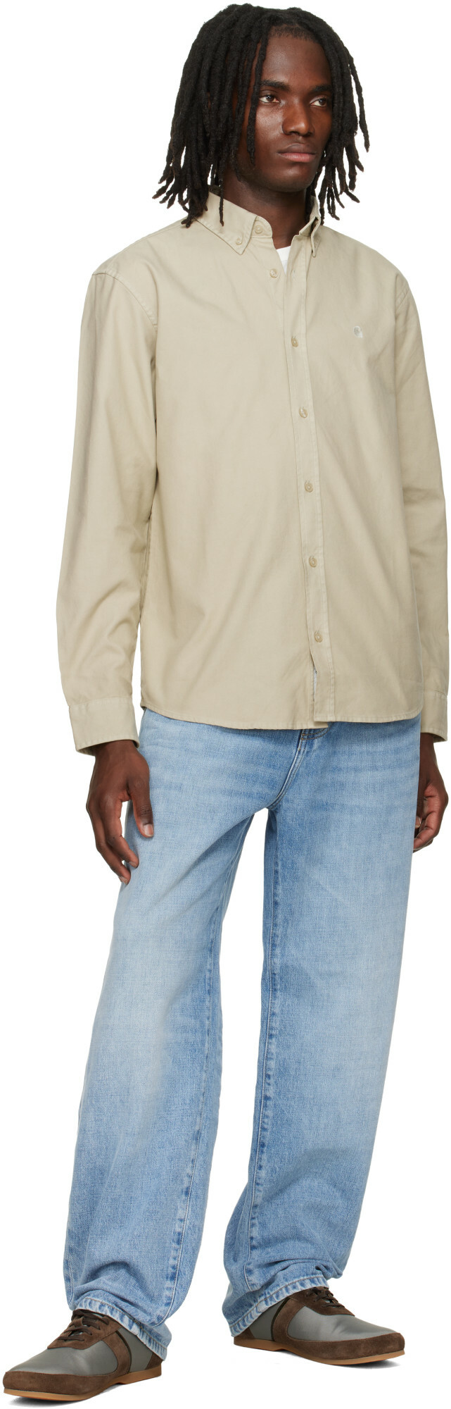 Carhartt Work In Progress Blue Aaron Jeans