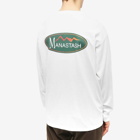 Manastash Men's Long Sleeve Original Logo T-Shirt in White