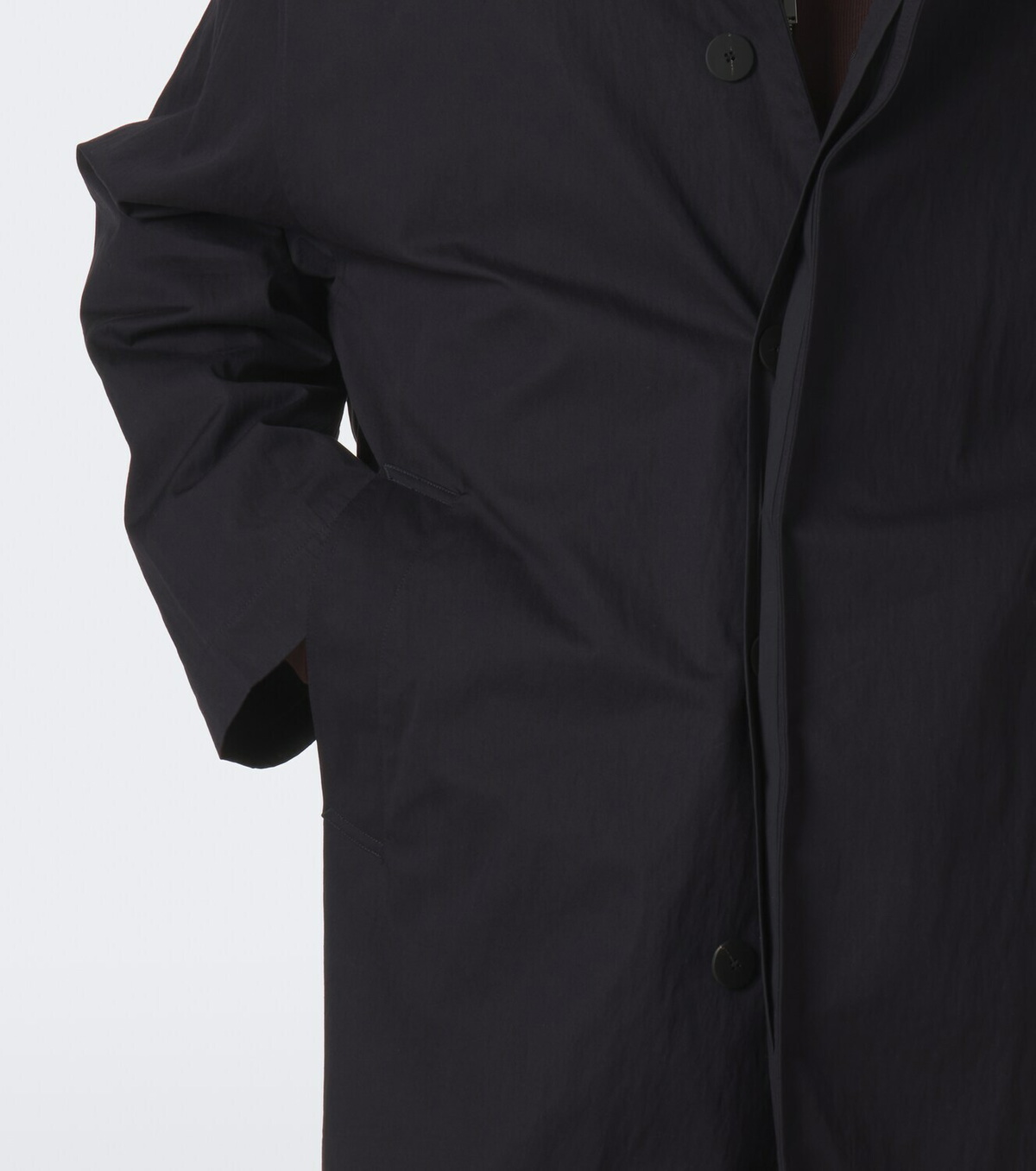Studio Nicholson Revere leather-trimmed cotton-blend trench coat