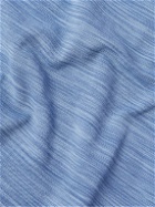 Club Monaco - Space-Dyed Stretch-Cotton Polo Shirt - Blue