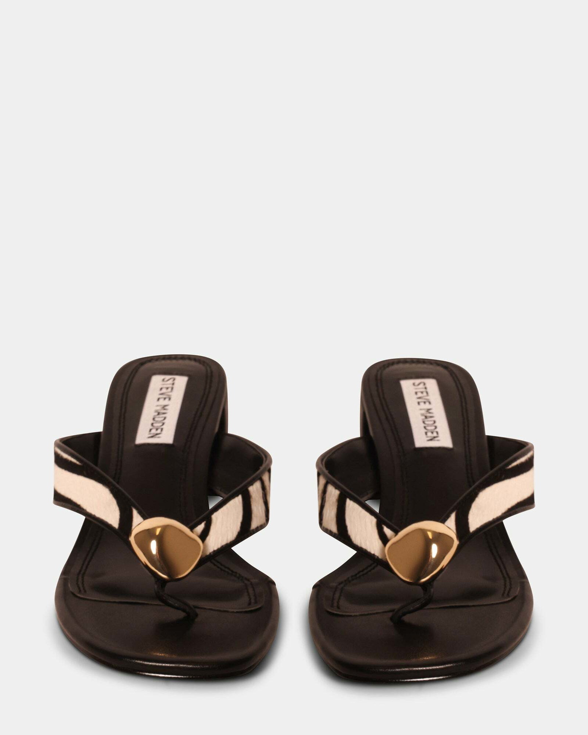 Steve Madden Pod Heels in Zebra