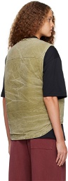 Acne Studios Khaki Faded Vest