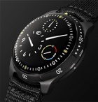 Ressence - Type 5BB Automatic 46mm DLC-Coated Titanium and Leather Watch - Black
