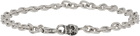 Emanuele Bicocchi SSENSE Exclusive Silver Chain Link Bracelet