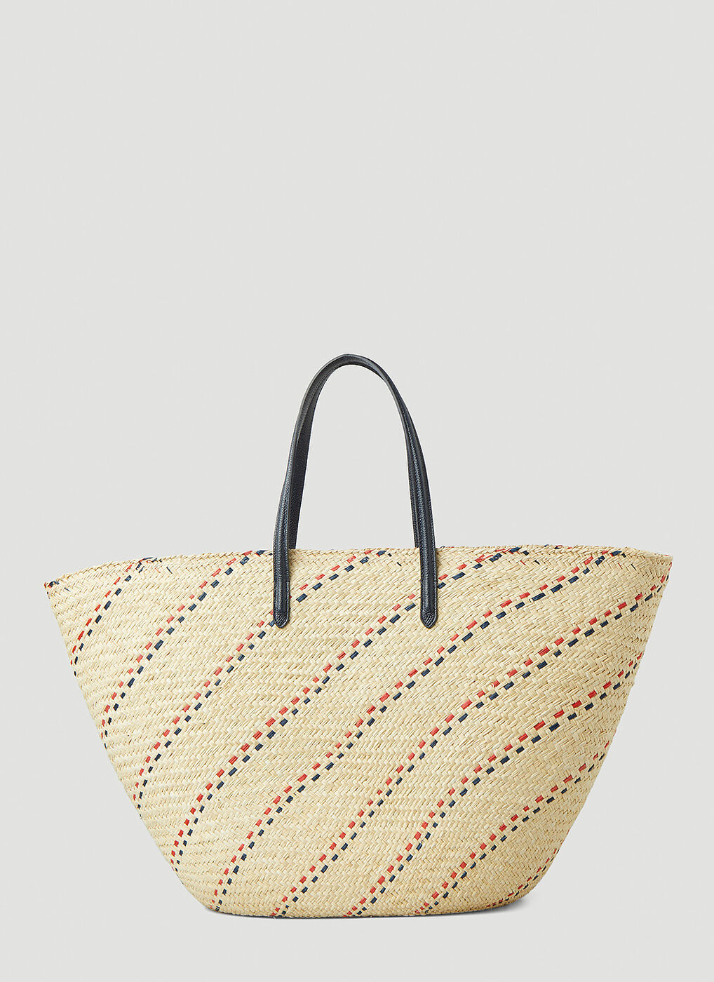 AllSaints Allington East West Straw Tote Bag