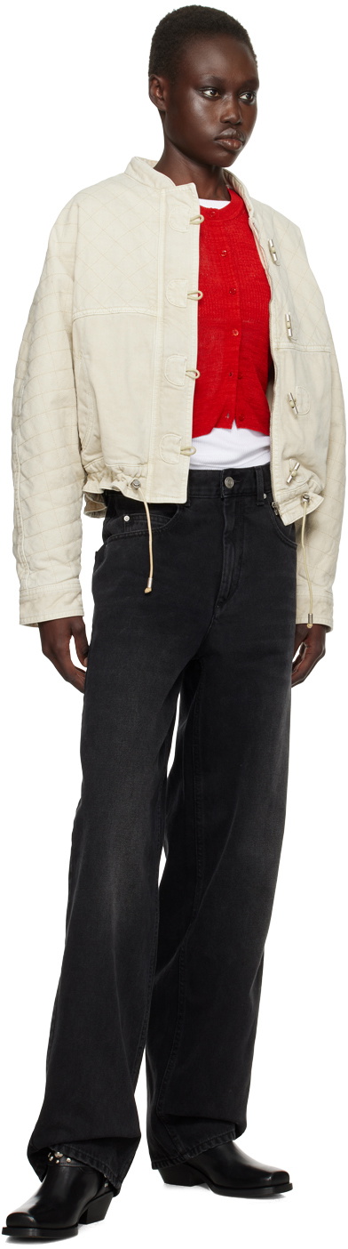 Isabel Marant Beige Celiany Denim Jacket Isabel Marant