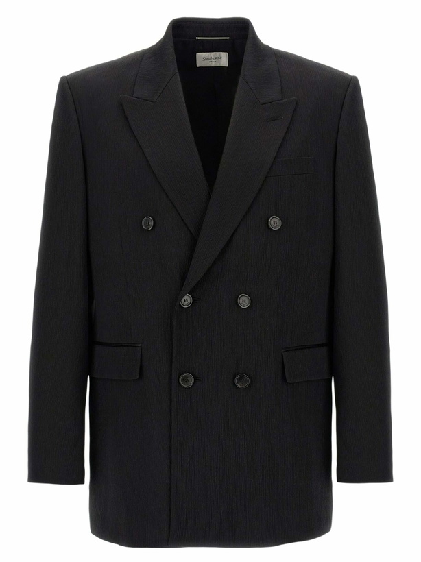 Photo: Saint Laurent Silk Blazer